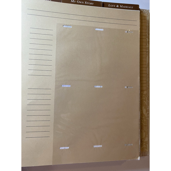 Mothers Memories Journal Keepsake Binder Pockets Acid Free Hummingbird Flowers - Picture 14 of 16